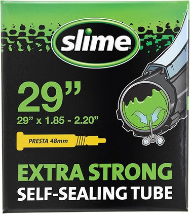 Slime 30061 Cámara Interior de Bicicleta con Sellante de Pinchazos Slime, Sellado Autónomo, Prevenir y Reparar